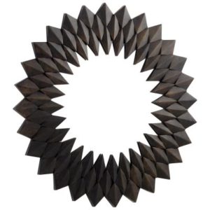 Wood Burst Mirror
