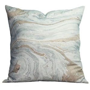 Marbleized Throw Pillow