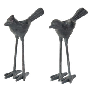 Slim Birdie Tea Lights in Bronze