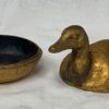 Cast Iron Gold Duck Dish - Image 2