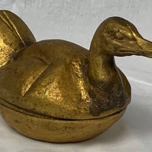 Cast Iron Gold Duck Dish