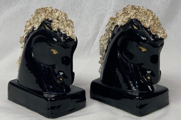Vintage Stallion Bookends