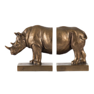 Rhino Bookends